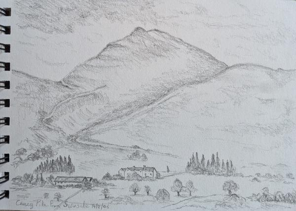 Causey Pike fell, nr Keswick, Lake District