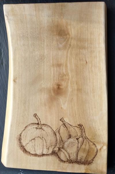 Garlic Chopping Board